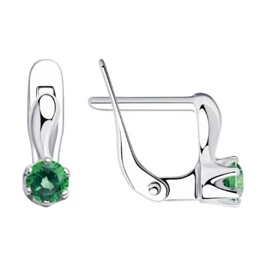 Серьги детские из серебра