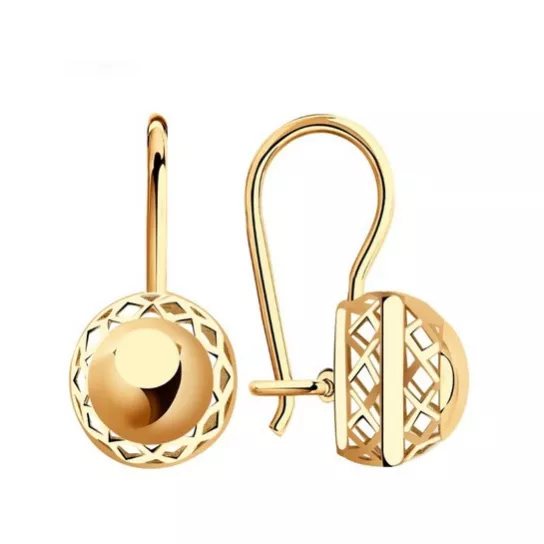 Серьги из золота