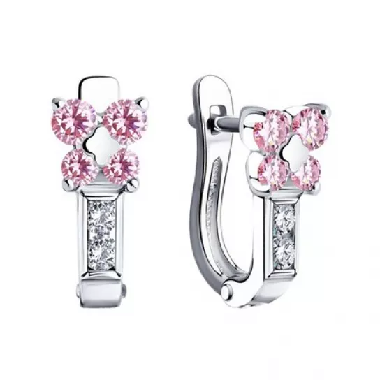 Серьги детские из серебра