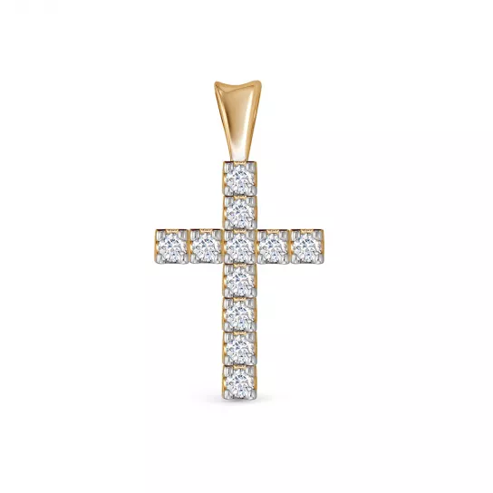 Подвеска с бриллиантами из золота