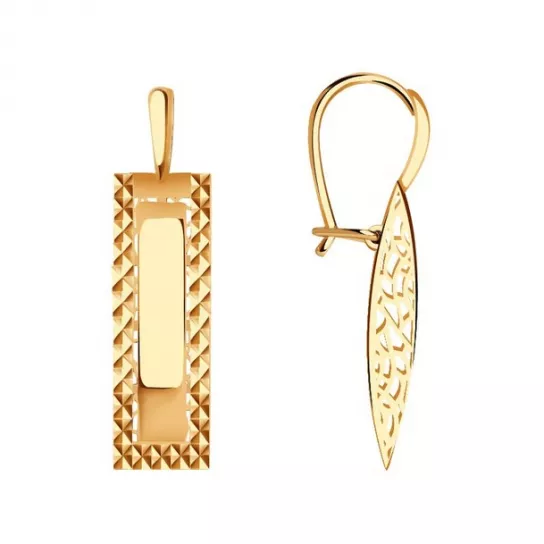 Серьги из золота