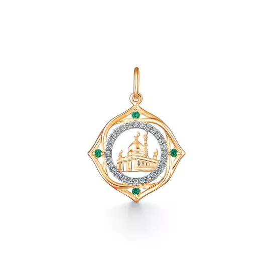 Подвеска мусульманская из золота