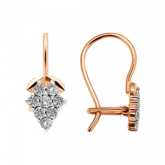 Серьги детские из золота