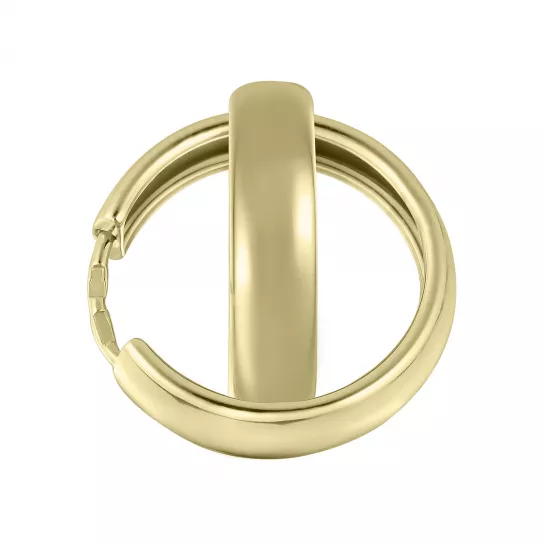 Серьги-конго из золота