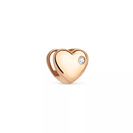 Подвеска с фианитом из золота