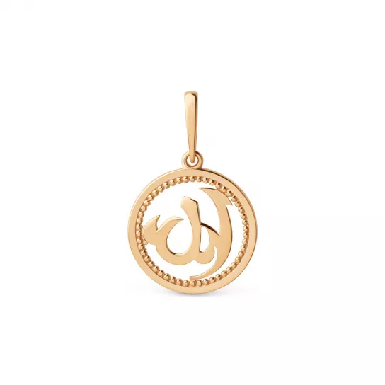 Подвеска мусульманская из золота