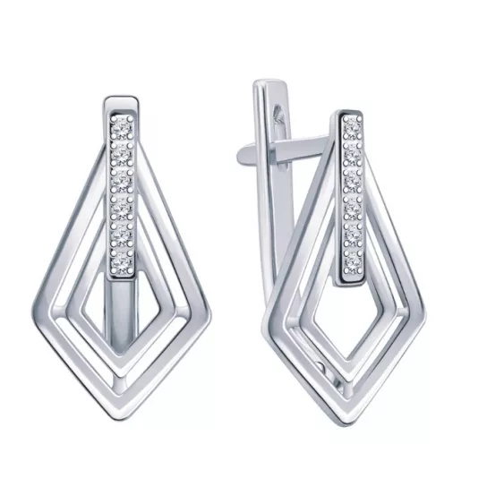 Серьги из серебра