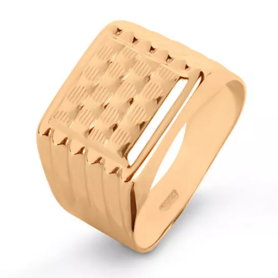 Кольцо-печатка из золота