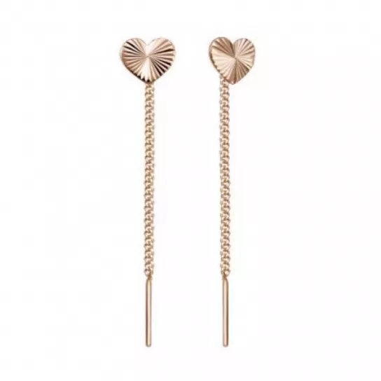 Серьги-продевки из золота