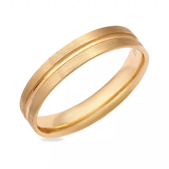 Кольцо обручальное из золота