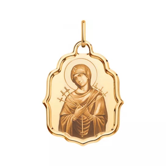 Икона из золота