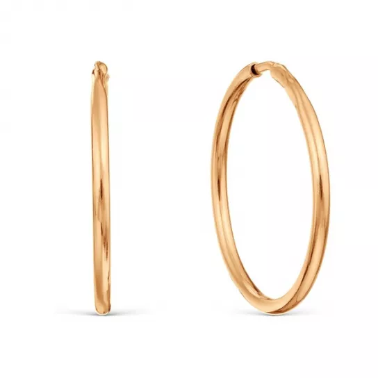 Серьги-конго из золота